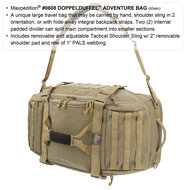 Maxpedition - Doppelduffel Aventure Bag - Zwart