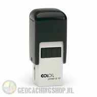 Log stempel - Printer - 12x12 mm - Eigen tekst/logo