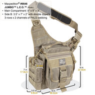 Maxpedition Jumbo Versipack L.E.O. - Groen