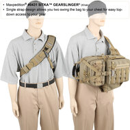 Maxpedition Sitka Gearslinger zwart