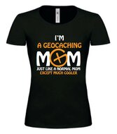 T-Shirt Geocaching Mom vrouwen