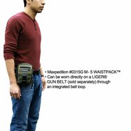 Maxpedition - M-5-Big Waistpack -zwart- outlet