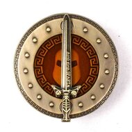 Spartan Geocoin - Leonidas RE