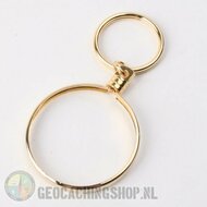 Coin ring Goud 50mm