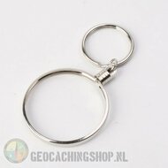 Coin ring Zilver 45mm