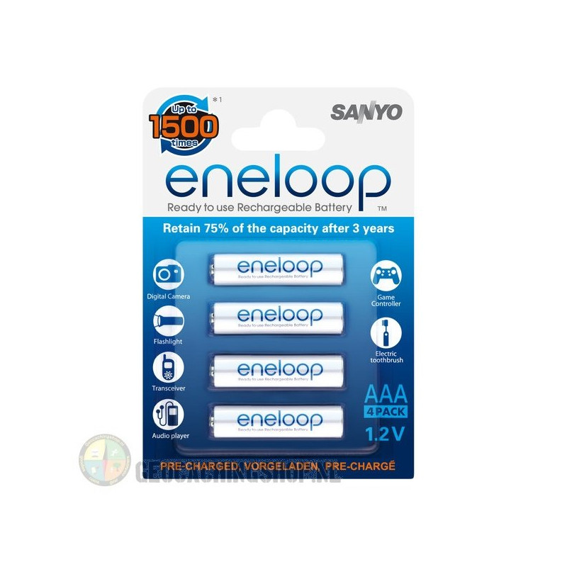 Panasonic Eneloop AAA 800mAh rechargeable - 4 pcs + BOX