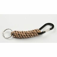 Paracord karabijnhaak met sleutelring - camo