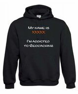 Hoody "Addicted to..." met eigen Teamnaam