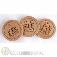 Wooden coins - FTF, STF, TTF set (3 stuks)