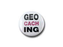 Geocaching - Button, pink (Nr. 43)